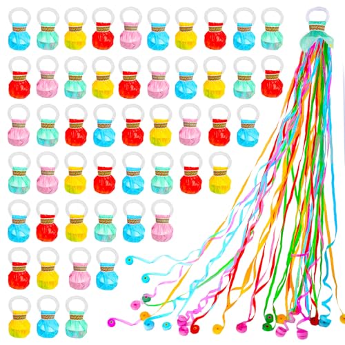 HOTPLACY 100 Pcs Hand Throw Streamers
