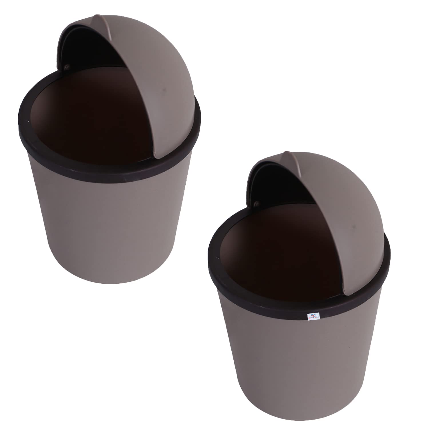Heart Home Table Dustbin|Plastic Swinging Lid Waste Storage Garbage Bin|Desktop Trash Can For Study Table, Office|Pack of 2 (Coffee) (B0BL3KHXTH) Amazon Price History, Amazon Price Tracker