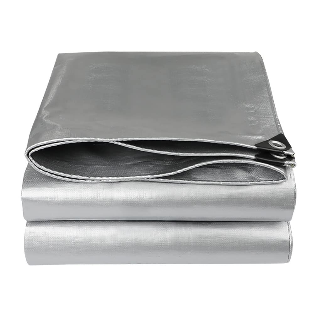Schutzplane Abdeckung Gewebeplane Abdeckplanen Plane Langlebige Und Widerstandsfähige Plane Verdicktes Wachstuch Planen Werden Verwendet Um Boote (Color : Gray, Size : 12 * 30m)