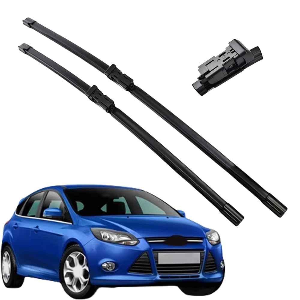 Essuie-glace avant Ford Focus 3 balais en caoutchouc haute durabilité pour hayon 2011-2017 2PCS