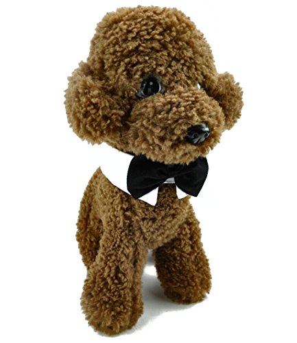 Diyafas 2 x Baumwolle Haustier Fliege Hundekrawatte Katzen Welpen Formelle Halsband Halsketten Einstellbar Krawatte Bowknot für Hochzeit Party