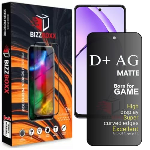Image of Tempered Glass For OPPO A3 Pro 5G | A3X | OPPO F23 D+ AG Matte Screen Guard Protector Anti-Fingerprint Gaming Special With Camera Cut (For Oppo A3 Pro / A3X / F23)- Pack of 1