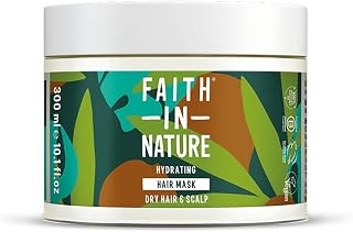 Faith In Nature Organic Coconut and Shea Butter Hair Mask, Hydrating for...