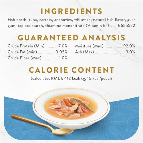 Purina Fancy Feast Broth Cat Food Topper (16 Ct) 1.4 oz Pouches - image 6