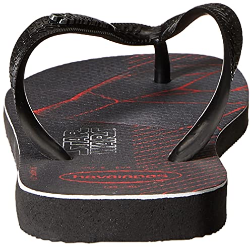 Chinelo Star Wars, Havaianas, Adulto Unissex, Preto/Branco/Preto, 41/42