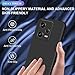 Yarxiawin Phone Case for Xiaomi Redmi Note 12 Pro 5g, Aesthetic Silky Soft Touch for Xiaomi Redmi Note 12 Pro Case Silicone Shockproof Slim Purple Anti Fingerprint Cover Cute (Black)