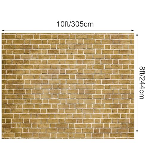 Fondo fotográfico de pared ladrillo 10x8 pies VitalCozy miniatura 2
