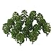 20pcs Model Trees Miniature Landscape Scenery Train Railways Trees Scale 1:100 Dark Green