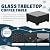 Valita Patio Furniture Set with Storage Box 5 Pieces Black Wicker Outdoor Couch Sectional with Glass Table and Non-Slip Cushions and Furniture Covers, Peacock Blue