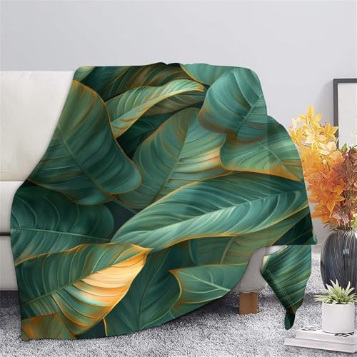 Couverture chaude douce feuilles dorées : créez un cocon de bien-être