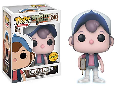 Funko Pop! Animation: Gravity Falls - Dipper Pines CHASE VARIANT Vinyl Figure (Bundled with Pop BOX PROTECTOR CASE)