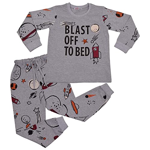 Pyjamas pour enfants ensemble de nuit gris idée cadeau anniversaire filles garçons