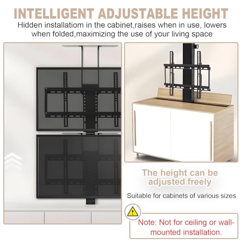 Soporte motorizado elevador vertical para TV miniatura 3