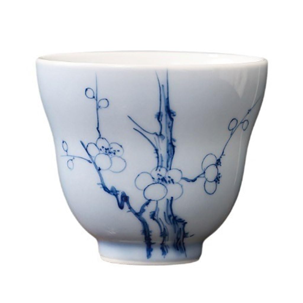 Filiżanki Matcha Ręcznie Malowana Śliwka Kwiat Herbaty Kubek Host Kubek Domowy Ceramiczny Kubek Do Herbaty Kuchnia Wykwintny Osobisty Kubek Do Herbaty Zestaw Do Herbaty Kubek Zaparzacz