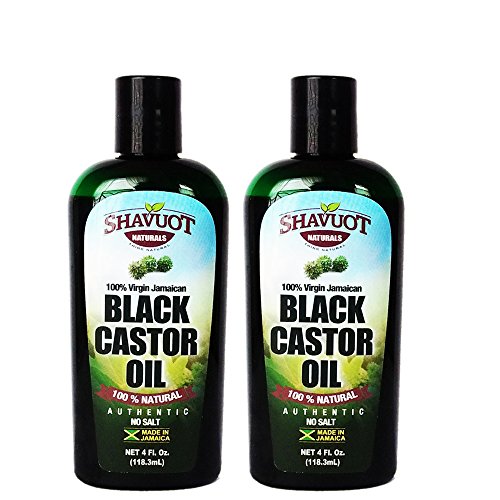 Shavuot 100% Virgin Jamaican Black Castor Oil 4oz (Pack of 2)