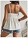 SHENHE Women's Maternity Camisole V Neck Spaghetti Strap Frilly Babydoll Tank Pregnancy Top Apricot X-Large