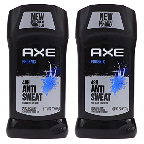 (2 Pack) Axe Dry Phoenix, 24 Hour Antiperspirant & Deodorant, 2.7 Oz Each