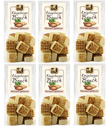 Odenwälder Marzipan 6x Königsberger Bruch 1 5kg Spar Set Edelmarzipan geflämmt