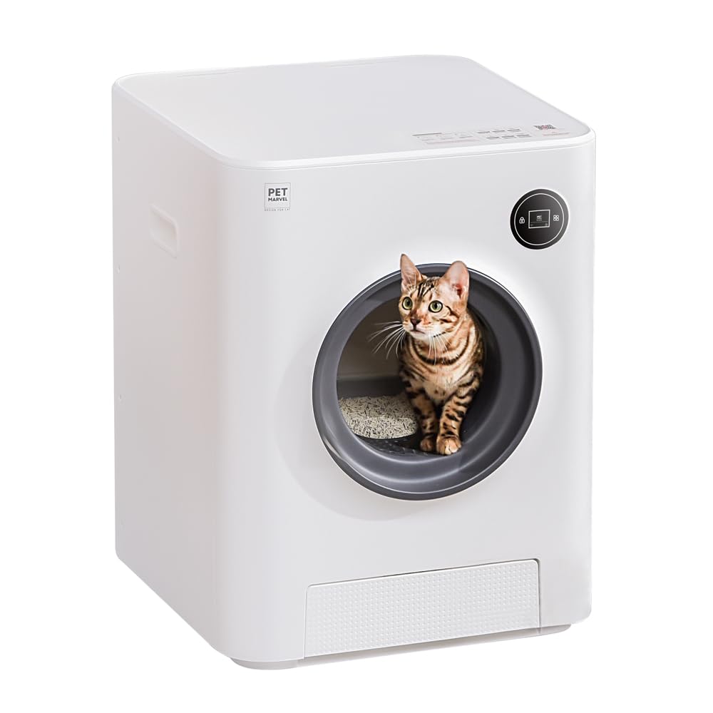 Pet Marvel Self Cleaning Automatic Litter Box for Cats up to 8KG