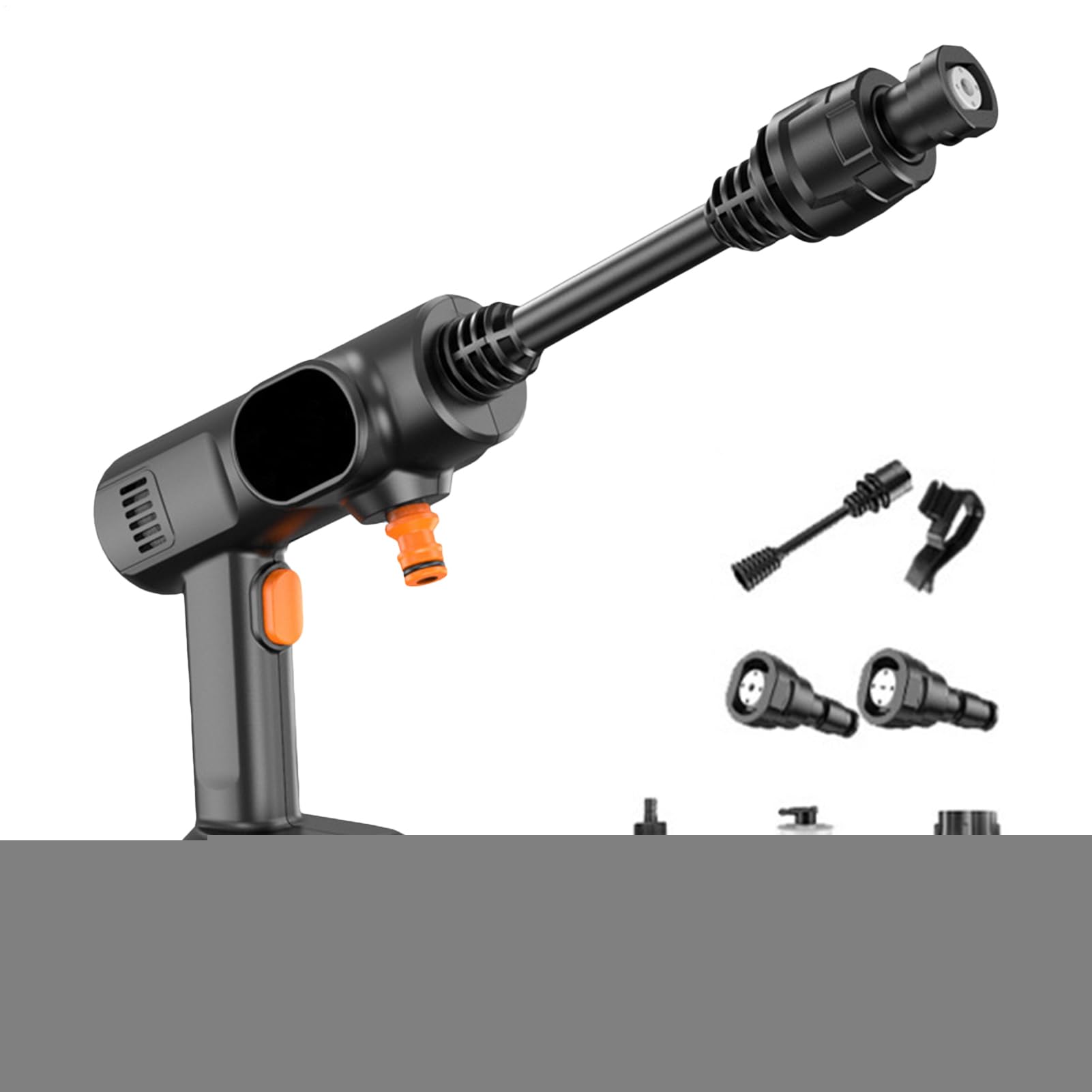 Lance à eau pressurisée avec appareil de pulvérisation portable réglable à 2 modes