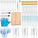 Produktbild ZUZGO Epoxidharz Zubehör Set Anfänger Resin Harz Gießen Silikonformen DIY mit Messbecher Mischstäbchen Pipette Pinzette und Handschuhe(149Stk)
