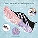 Hike Barefoot Water Shoes for Women Men Footwear, Quick Dry Wide Toe Box Pro Beach Swim Athletic Sports Shoes, Non-Slip Lightweight Aqua Shoe for Pool Hiking Walking Kayaking Diving Surfing