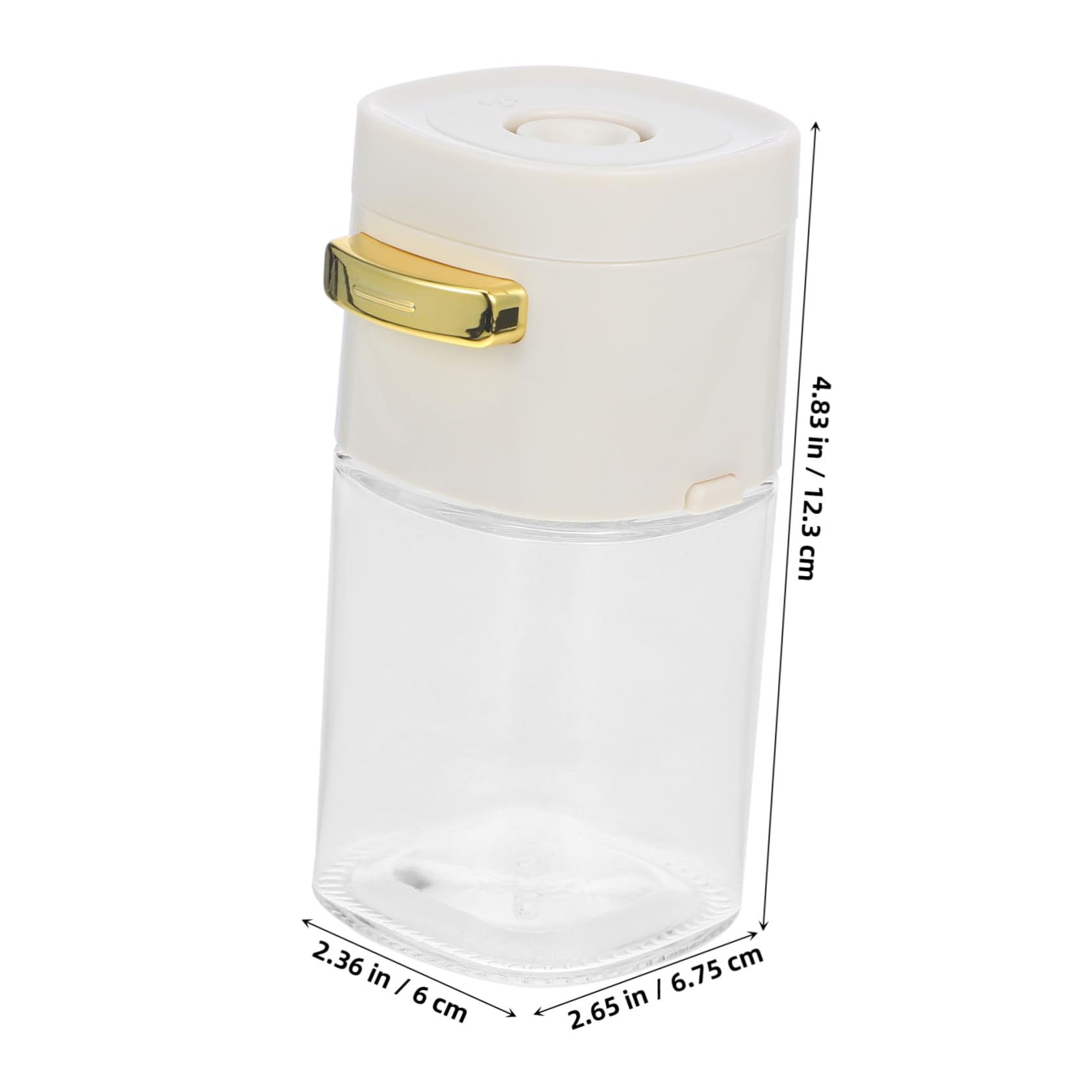 4 Piezas Tarro De Especias Dispensador De Pimienta Botellas De Especias a Prueba De Fugas Saleros y Pimenteros Botellas De Pequeños Saleros Botella De Especias Pp Cabilock