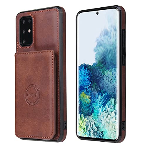 Étuis portefeuille en cuir marron et housse de support pour Note 20
