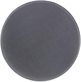 Qisan Gaming Mouse Pad/Mat for Computer Laptop 8.66"x8.66"x0.07" Keyboard Pad Desk Pad with Anti-slip Rubber Base Round Mouse Pad Mat-Dark Gray