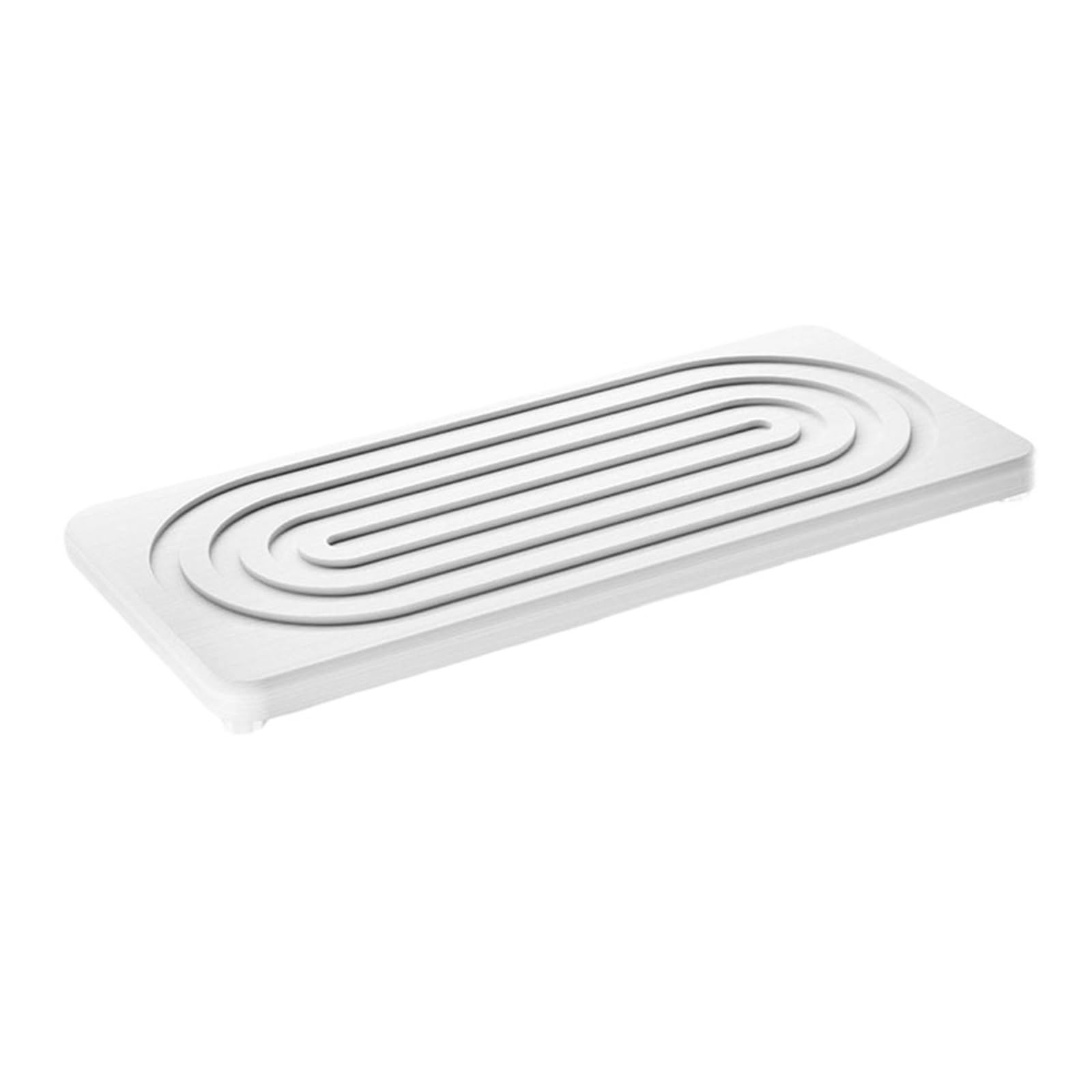 Quick Drying Water Absorbing Stone Tray For Sink, Bathroom Countertop Diatomite Tray, Drying Mat For Kitchen Counter