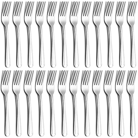 Hunnycook Set of 24 Stainless Steel Forks Cover
