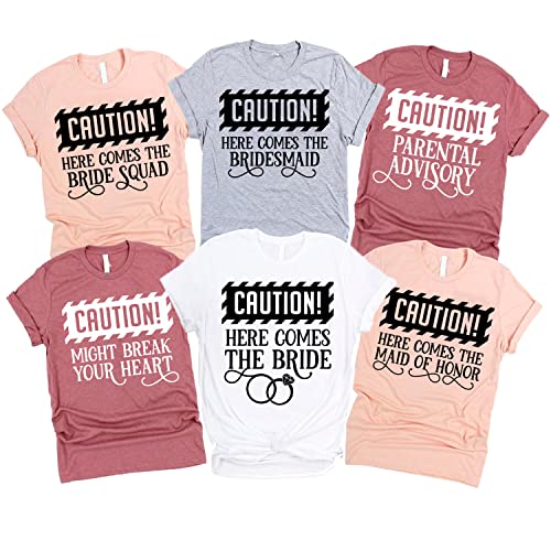 Girls Trip Shirt, Caution in Progress, Unisex, Short Sleeve, Cotton, M2