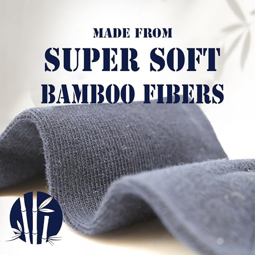 Image of Silky Toes Womens Soft Rayon from Bamboo Socks | 3-6 Pairs Breathable Seamless Toe Crew Socks | Casual Dress Womans Socks
