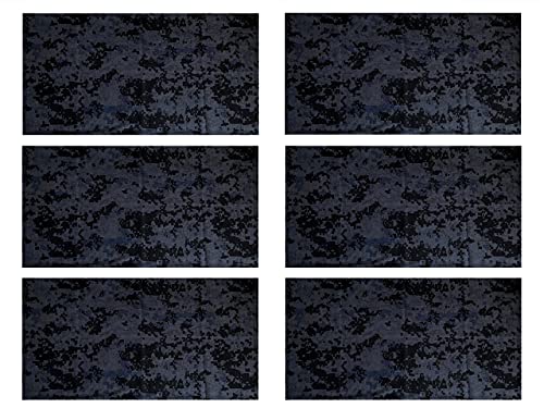 NICKSTON 6 cachecóis camuflados DB multifuncionais, sem costura, de microfibra, proteção contra poei
