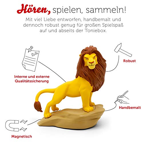 tonies Hörfiguren für Toniebox: Disney Hörspiel KÖNIG DER LÖWEN Figur - ca 48 Min. Spieldauer - ab 4 Jahre - DEUTSCH – Bild 4