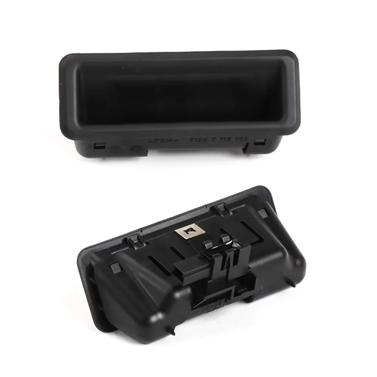 Bouton De Déverrouillage Du Coffre Arrière Pour BMW Série E70 X5, E60, E90, Etc. - Plastique ABS Noir