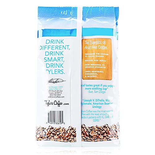 Tylers Coffee COPY-OF-TYLERS-COFFEE-DECAFFEINATED-AND- Tyler’S Acid Free Organic Whole Beans thumb #1