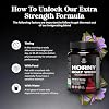 Horny Goat Weed para hombres (Fórmula 9 en 1) - Suplemento para mejorar el rendimiento masculino - 60 cápsulas | Fórmula con extracto de hornygoatweed para apoyar la resistencia, vitalidad y energía Cápsula 60 unidades (Paquete de 1) 6