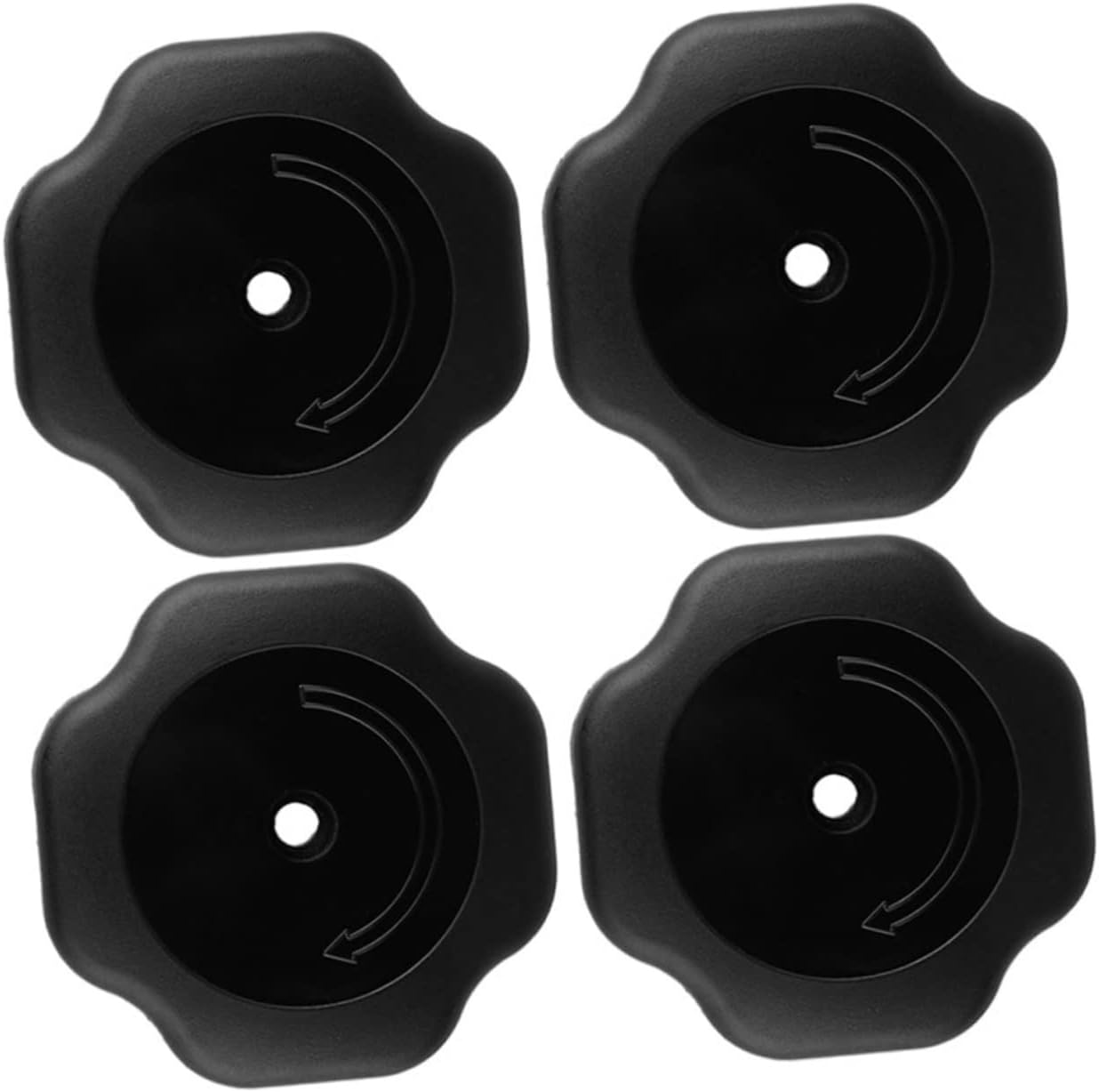 SHOWERORO 4pcs Explosion-Proof Pressure Cooker Cover Knobs 19mm Adjustable Plastic Knobs for Safe Pot Lid to Install Cooker for Home Kitchen Use