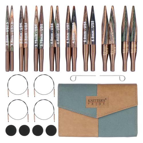 Knitters Pride Terra Mini Inte. Knit. tip Set 3-6mm-1pc