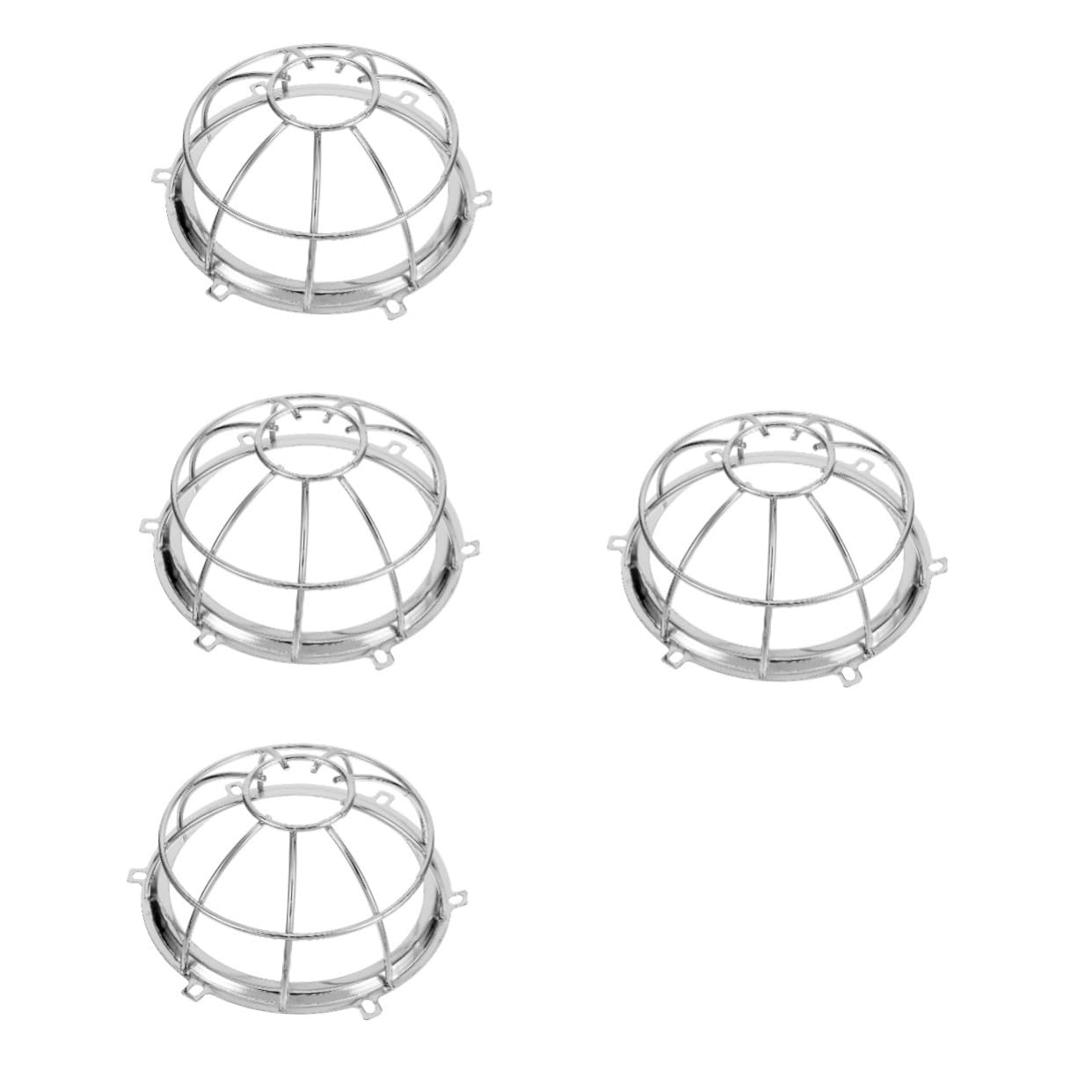 KOMBIUDA 4 Piezas Protector para Detector de Alarma Electrónico Protectora Versátil para de Humo Viviendas Comercios y Fábricas Instalación Sencilla sin Desmontaje Marco Resistente para