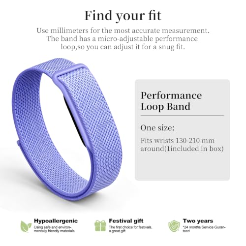 Image of Nylon Sport Band Compatible with Google Fitbit Air,Soft Breathable Wristband Replacement Compatible with Fitbit Air Fitness,Micro-Adjustable Performance Loop for Screenless Tracker