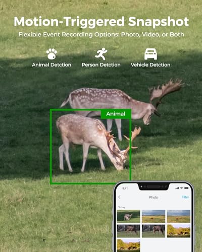 REOLINK 4K Dual Lens 4G LTE Cellular Security Camera, SIM Card Included, Wireless Auto Tracking Trail Camera, 6X Hybrid Zoom, No-Glow IR, Waterproof for Wildlife, TrackMix LTE Trail + Solar Panel 2