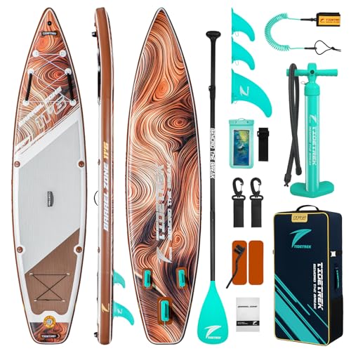 Image of 11'6 inch Inflatable Stand Up Paddle Boards, Premium SUP Accessories, Non-Slip Comfort Deck for Youth & Adults