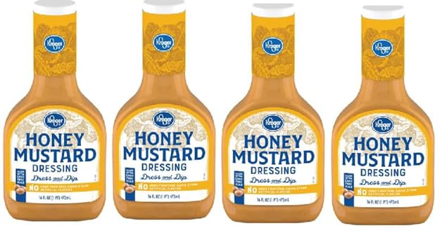 Honey Mustard Dalad Dressing (4 Bottles,16 fl oz. Each)