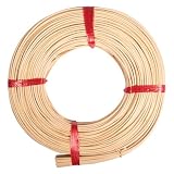 Rayher Hobby 6503500 Peddigrohr, 1A Rotbandqualität, 3 mm...