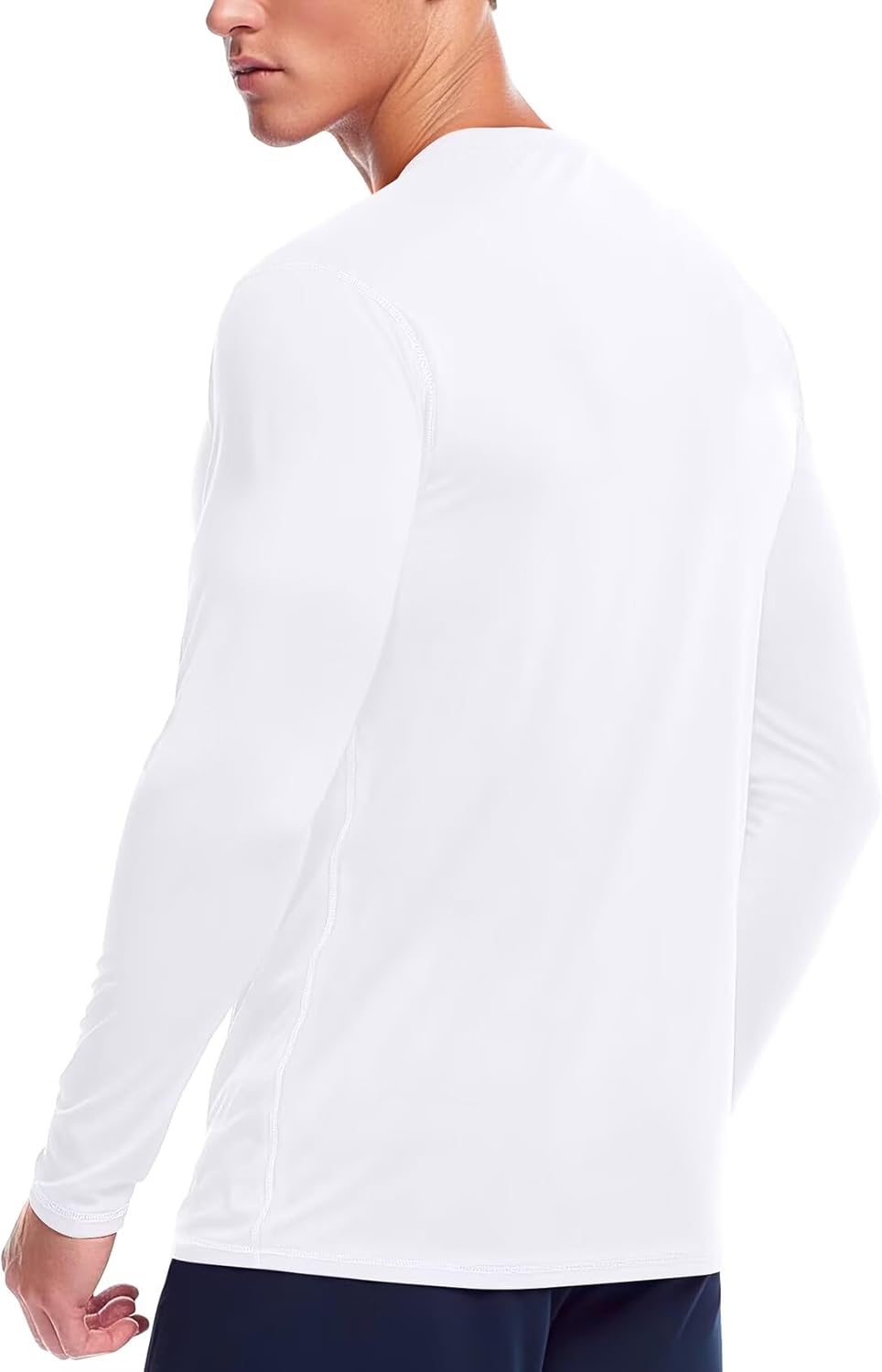 Zengjo Mens Baselayer Shirt Long Sleeve Athletic Running T Shirts Lightweight Undershirt - Image 2