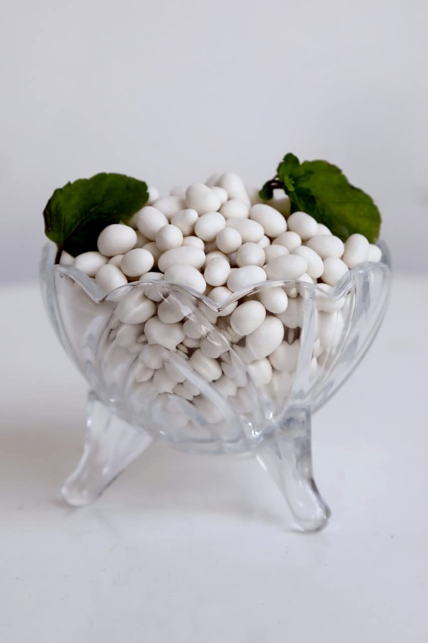 My CRUSH Fresh Mint Mini Candy White Mint Candy For Kids Peppermint Candies Young Ones, the Senior Citizens Mouth Freshener-Safed Mint (Pack of 1)