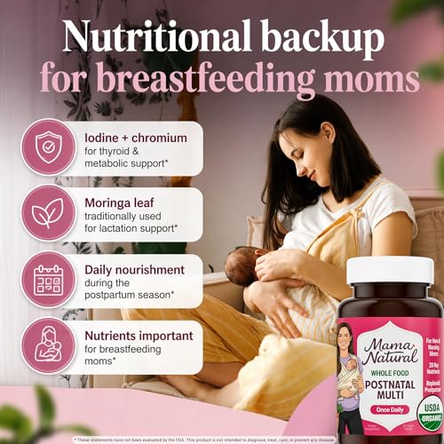 Mama Natural Organic Postnatal Vitamins