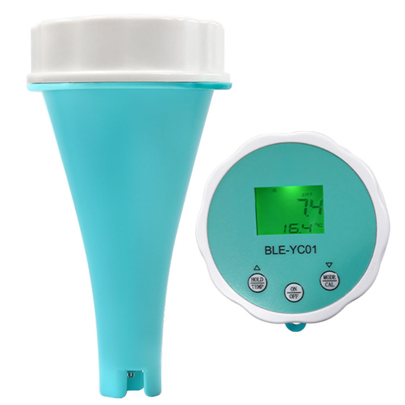 Probador Digital De Agua para Piscinas 6 En 1, Probador De Cloro PH, Control De Aplicaciones, Almacenamiento E Intercambio Automático De Datos, Sonda De Precisión, Prueba Rápida